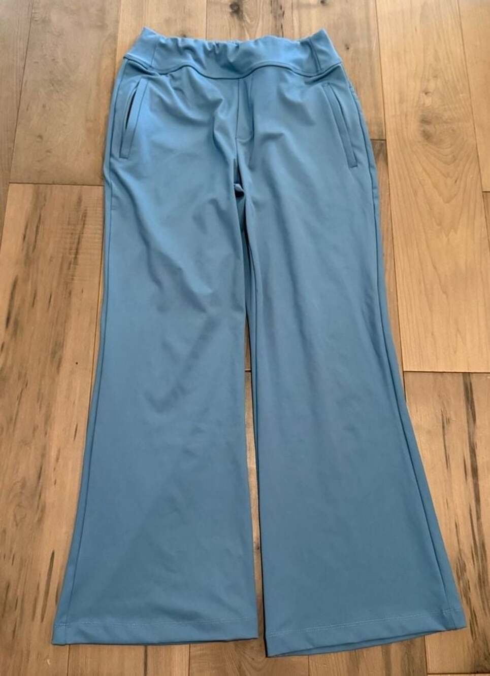 Halara Flex™ DayStretch Mid Rise Side Zipper Pocket Work Flare Pants